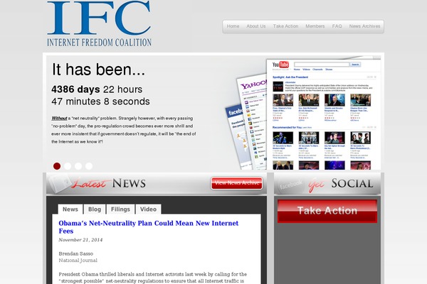 WordPress website example screenshot