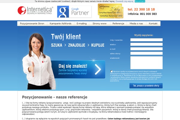 internetica.pl site used Internetica