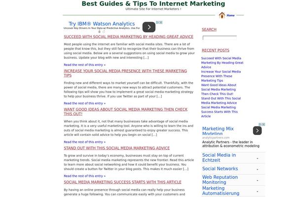 internetmarketing-guide.com site used Julia5.7