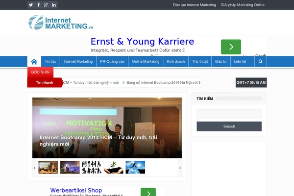 WordPress website example screenshot