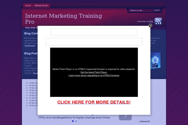 internetmarketingtrainingpro.com site used Flexibility 2