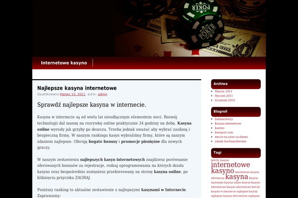 WordPress website example screenshot