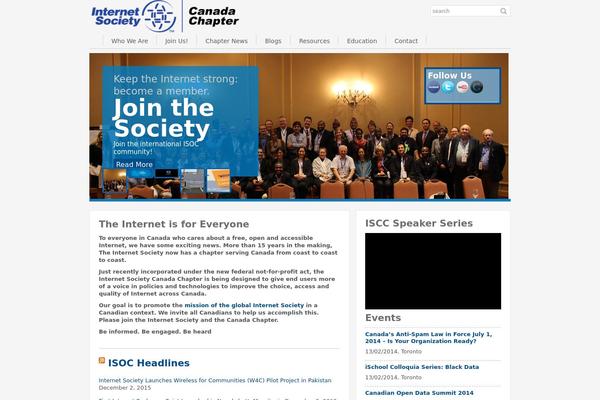 internetsociety.ca site used Isoc-wp-master
