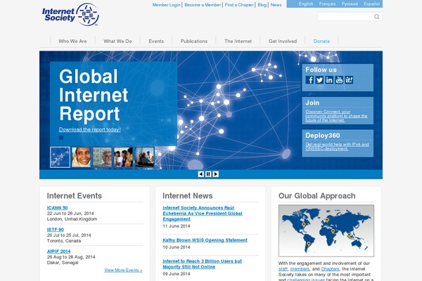 internetsociety.org site used Isoc