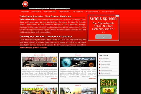 internetspielebrowsergames.com site used Internetspielebrowsergames