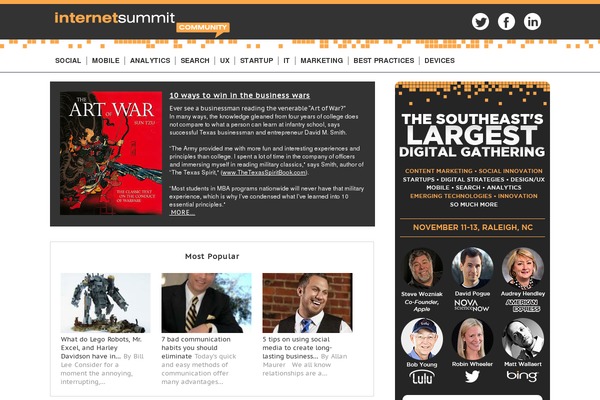 internetsummitcommunity.com site used Internet