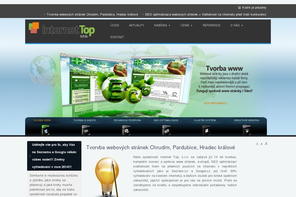 internettop.cz site used Intop