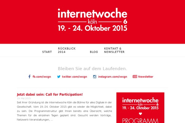 internetwoche.koeln site used Iw15