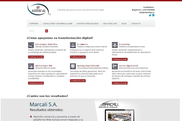 internetya.co site used Startup-companynueva