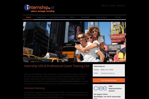 internship.at site used Internship