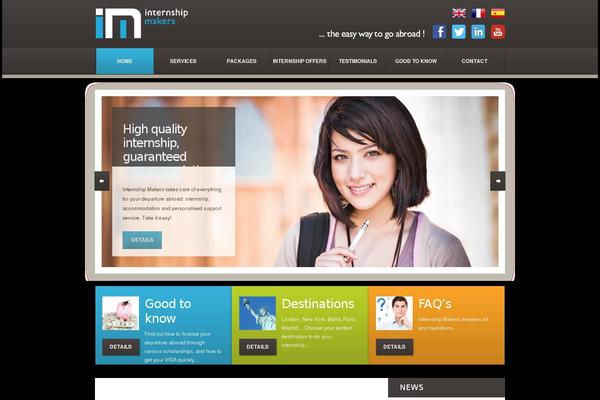 WordPress website example screenshot