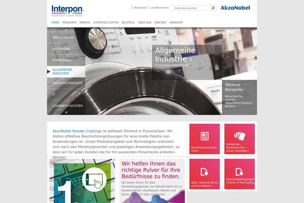 Interpon theme site design template sample