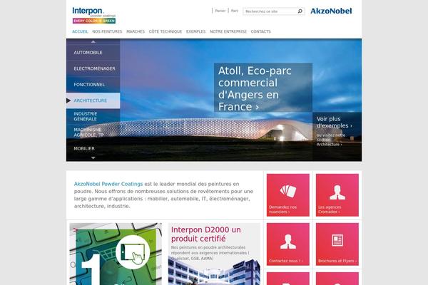 interpon.fr site used Interpon