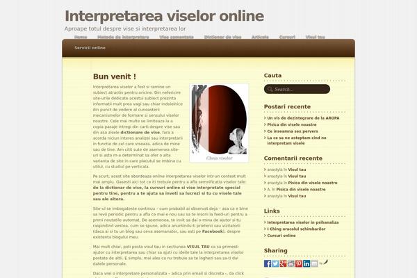 interpretareaviselor.net site used Notepad