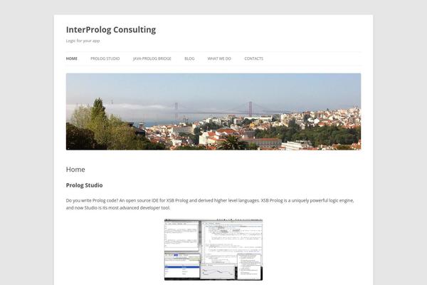 Twenty Twelve theme site design template sample