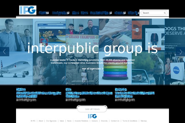 Ipg theme site design template sample