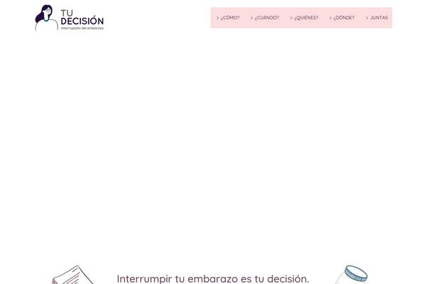 interrupciondelembarazo.org site used Minimalart