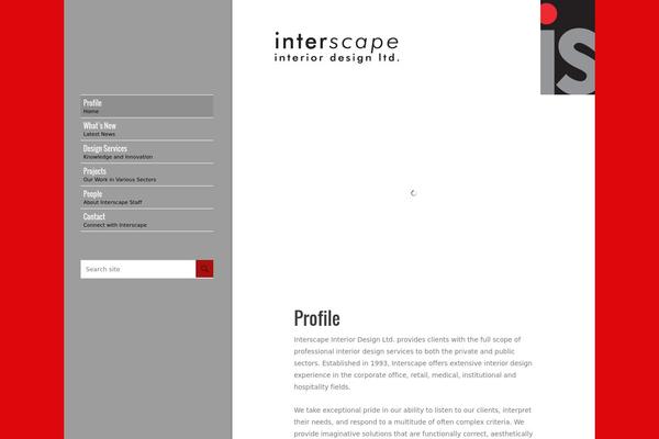 interscape.ca site used Sentence