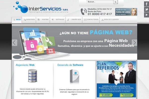interservicios.co site used Sublime