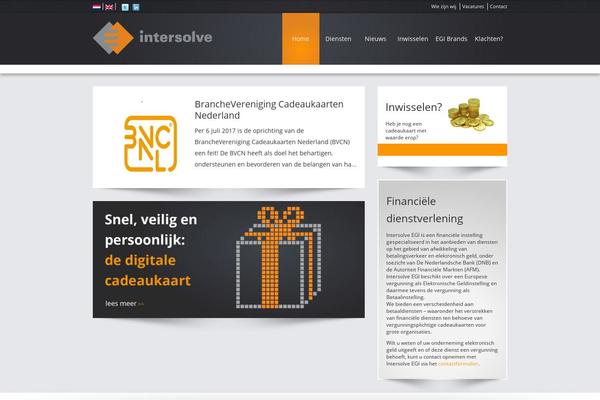 intersolve.nl site used Parent-theme