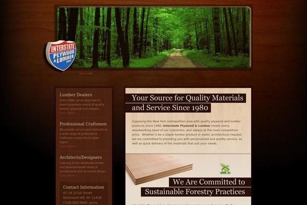 Interstate theme site design template sample