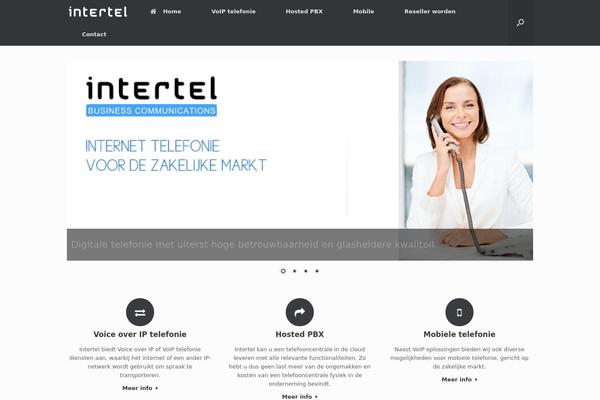 Vantage theme site design template sample