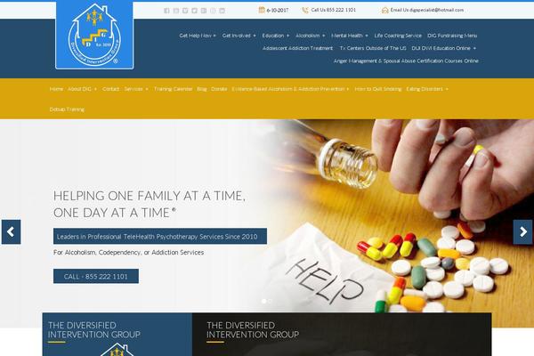 interventiontreatmentrecovery.org site used Digtheme