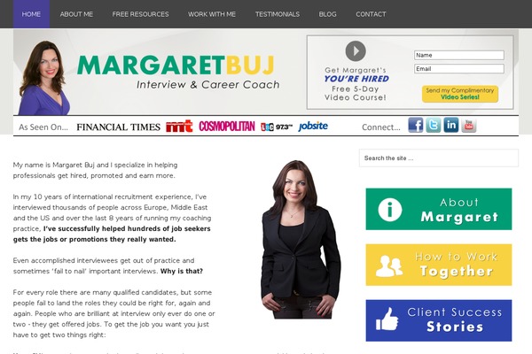 WordPress website example screenshot