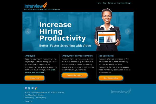 interview4.com site used Interview4-theme
