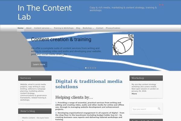 inthecontentlab.com site used evolve