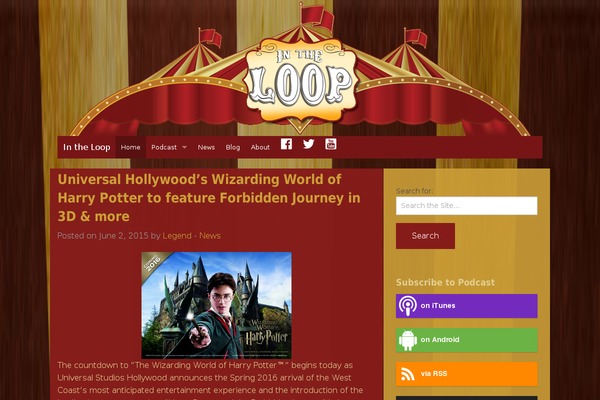 inthelooppodcast.com site used Circus