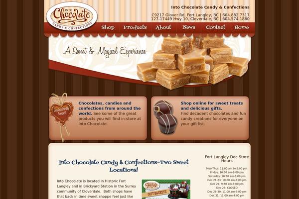 intochocolate.ca site used Intochocolate