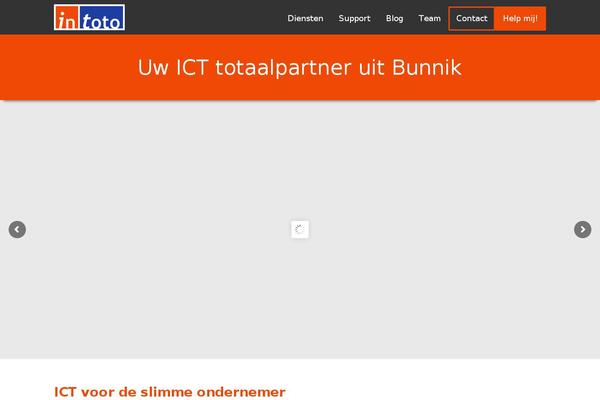 WordPress website example screenshot