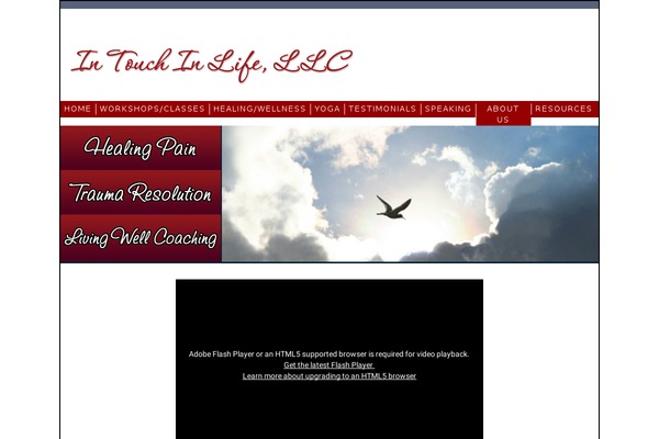 intouchinlife.com site used Side-tabs