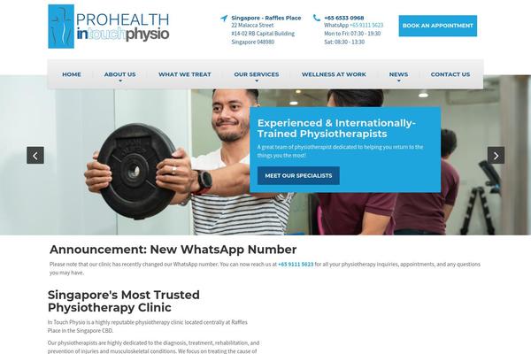 intouchphysio.com site used Itp
