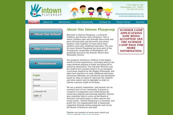 intownplaygroup.org site used Intown