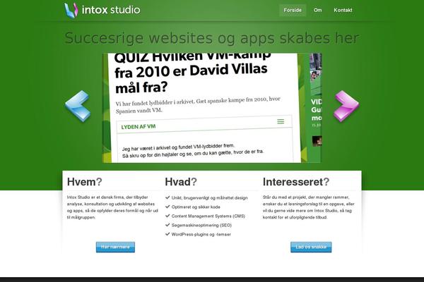 intox.dk site used Winning