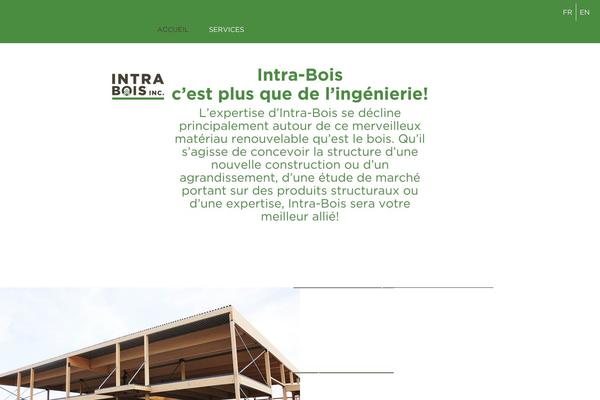 intra-bois.com site used Intrabois