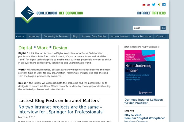 intranet-matters.com site used Msoresponsive