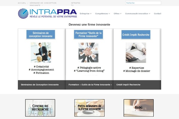 intrapra.com site used Etiquette-wp
