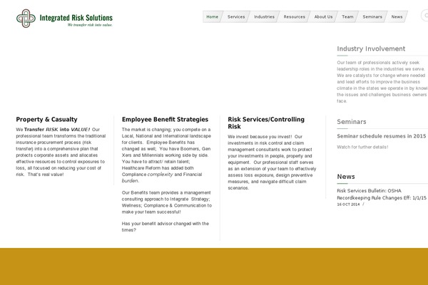 WordPress website example screenshot