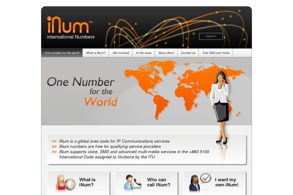 inum.net site used Inum-template