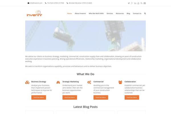 Total theme site design template sample