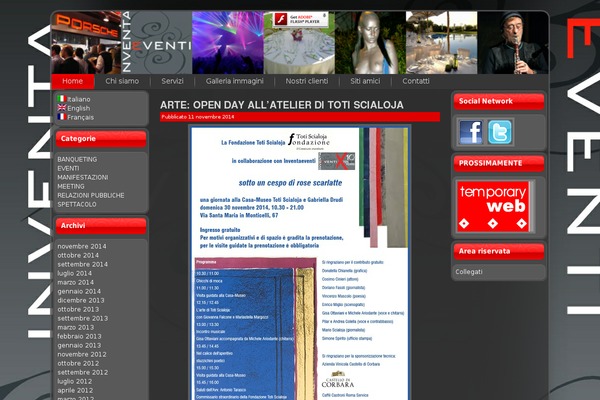 inventaeventi.com site used Kttemplate