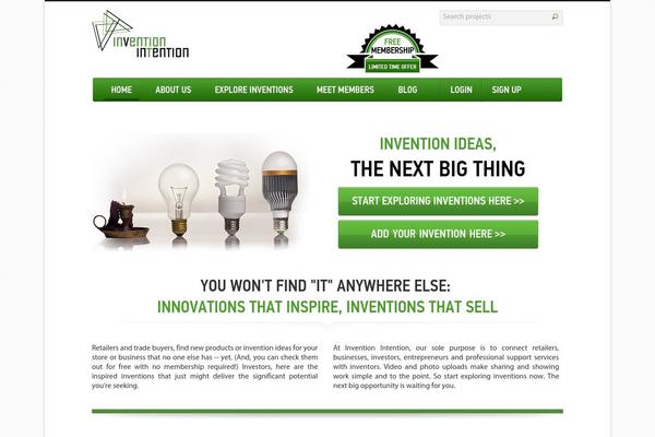 inventionintention.com site used Invention-new