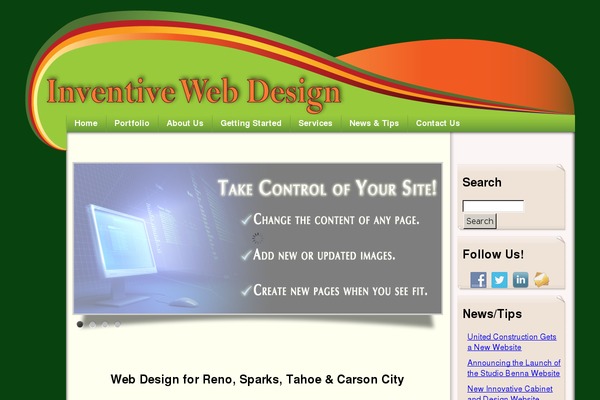 inventivewebdesign.com site used Iwd