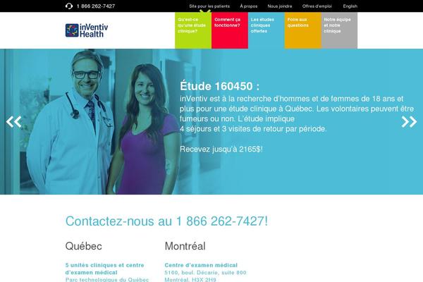 inventivhealthcliniques.com site used Syneos-health
