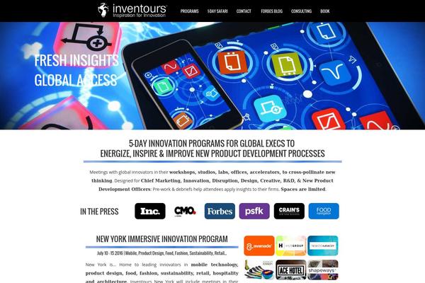 inventours.com site used Theme2015