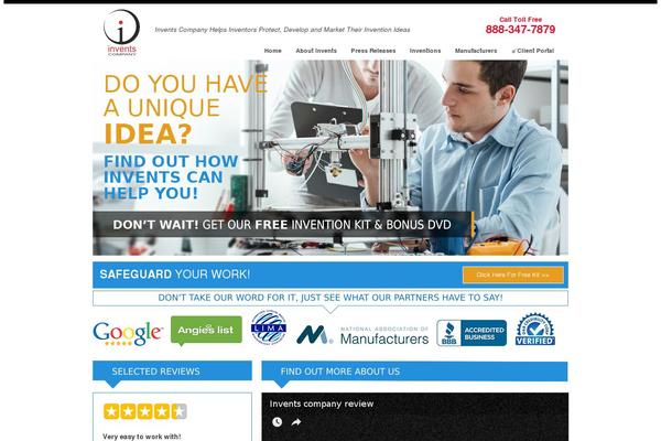WordPress website example screenshot