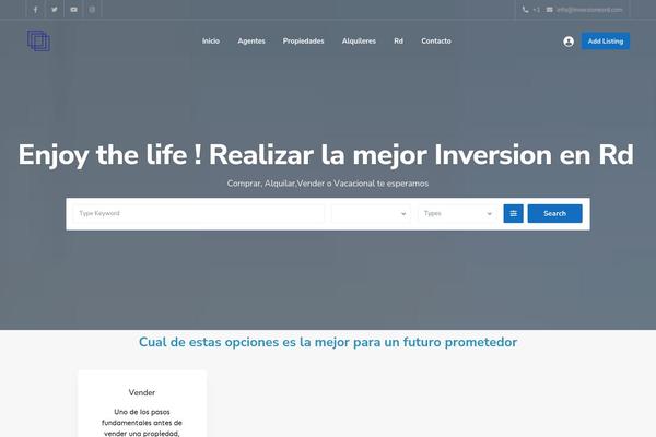 WordPress website example screenshot